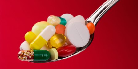 spoon full of medications