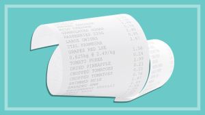 faded receipts