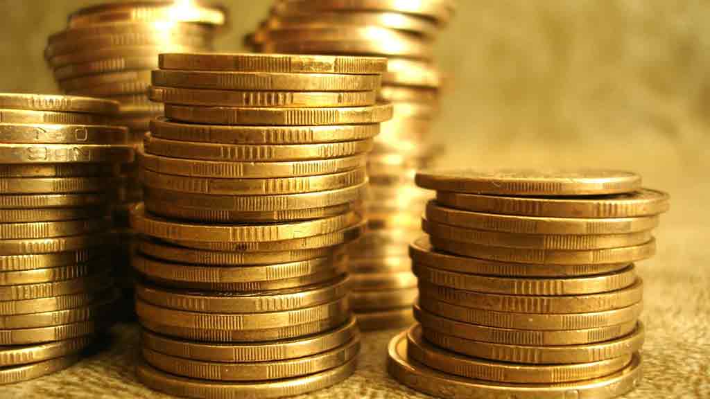 stack of gold coins