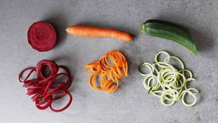 types of veg spiralized HWT