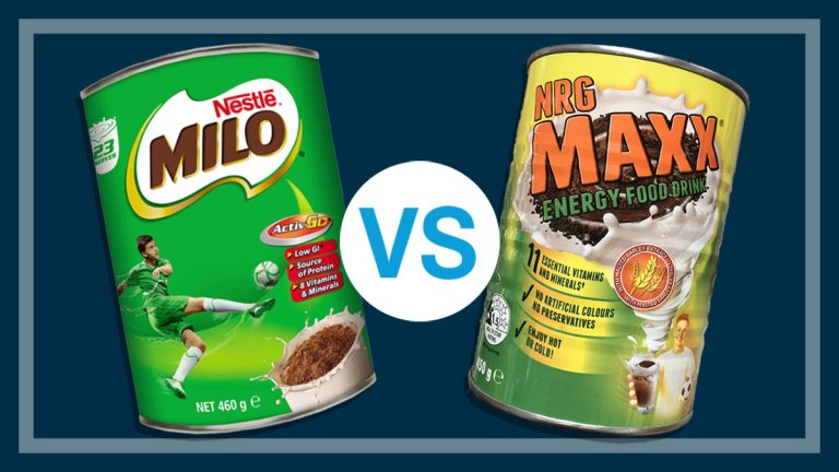 nestle milo vs aldi nrg maxx energy food drink