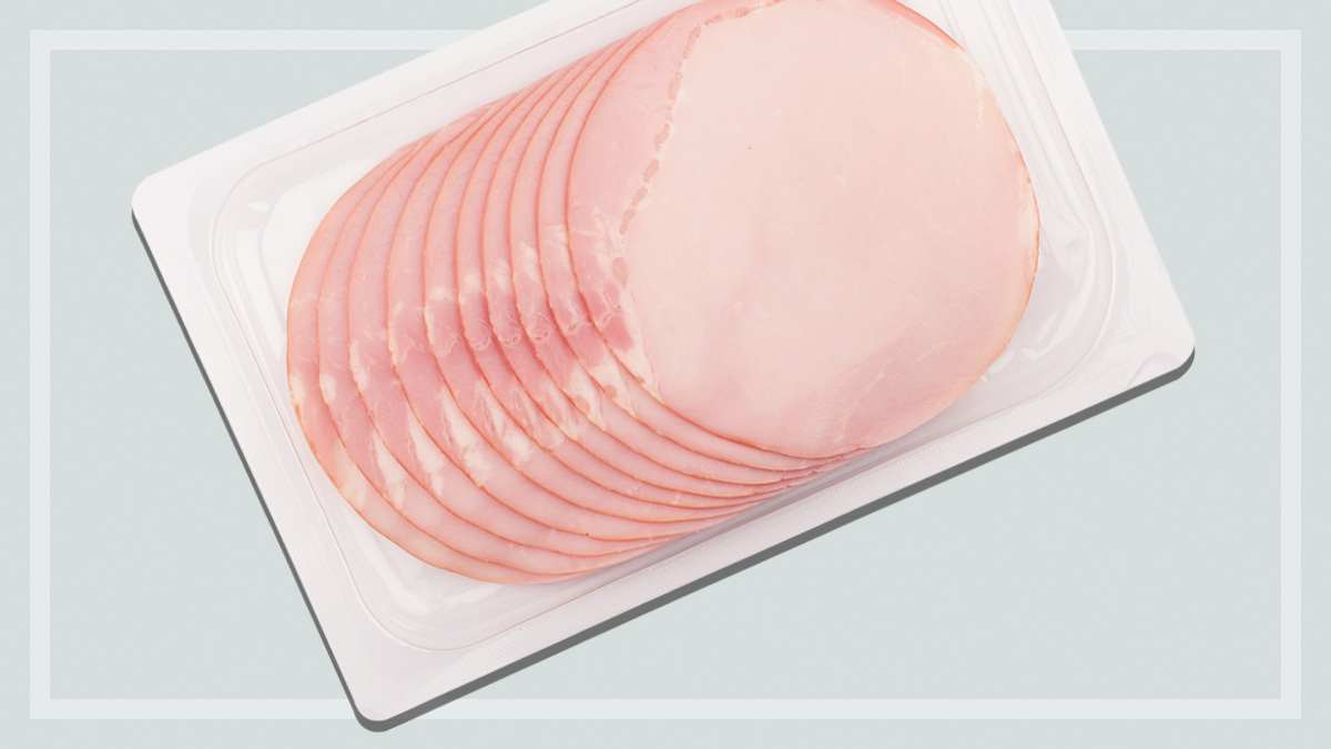 packaged sliced ham