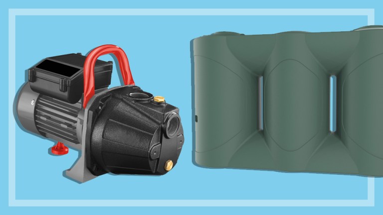 rainwater tank pump and rainwater tank