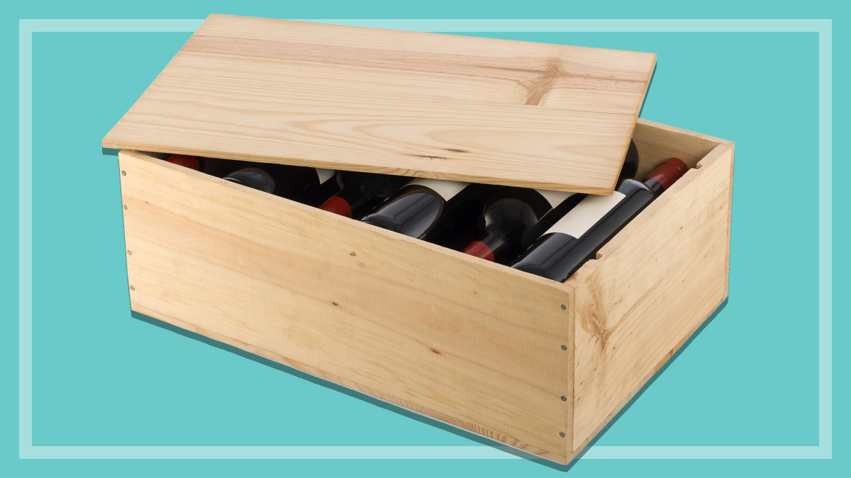 case of wine