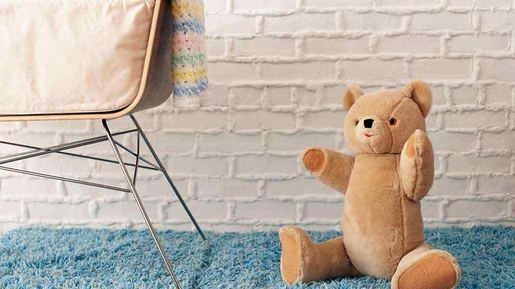 teddy bear on floor