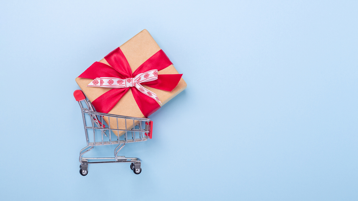 christmas present in shopping trolley leadjpg christmas chocolates in supermarketjpg stacked up ship