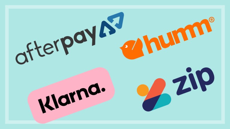 afterpay humm klarna and zippay logos