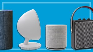 wireless speakers in a row