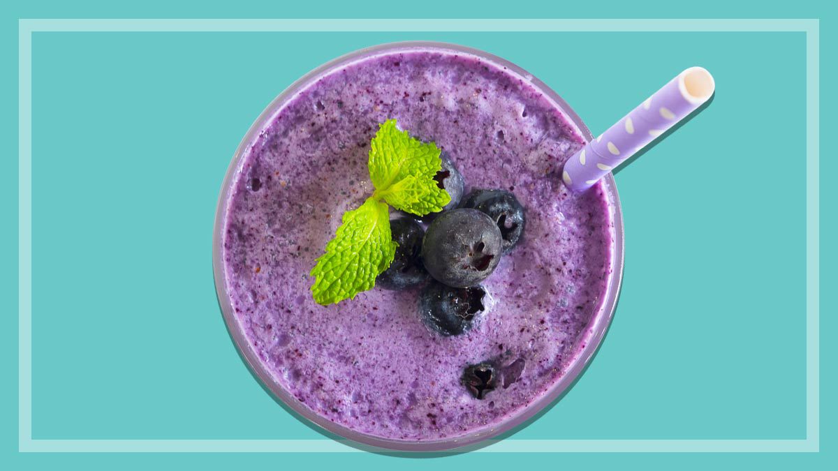 smoothie in glass