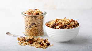 Granola in a bowl