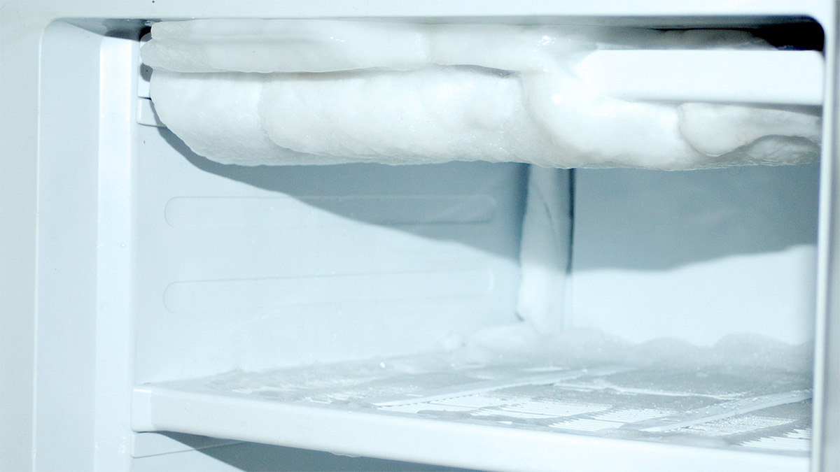 freezer needing defrosting