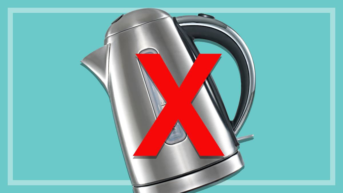 kettle with red cross