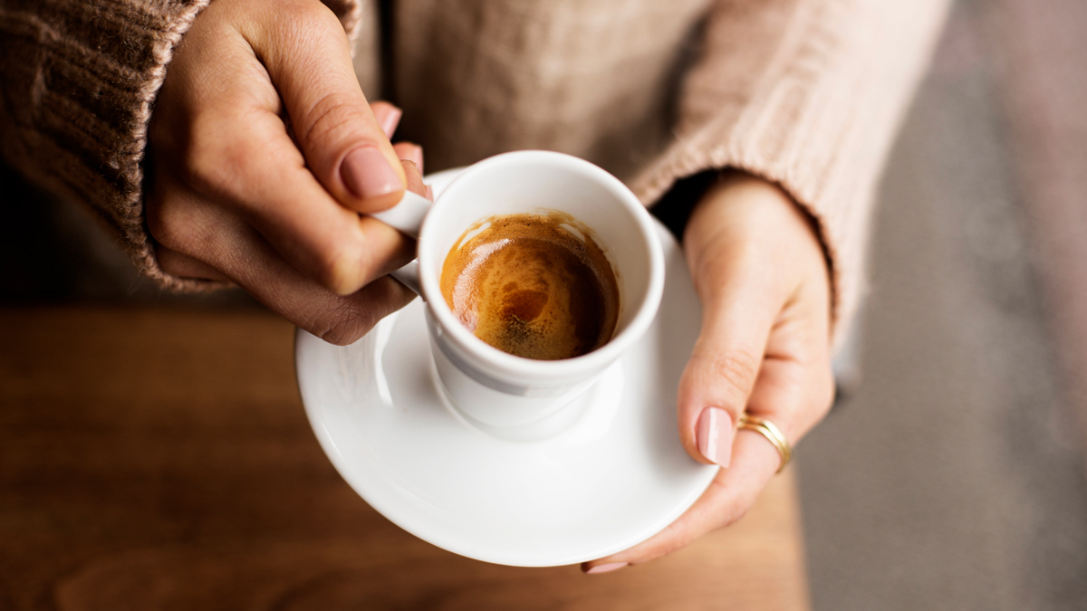 espresso cup made at home