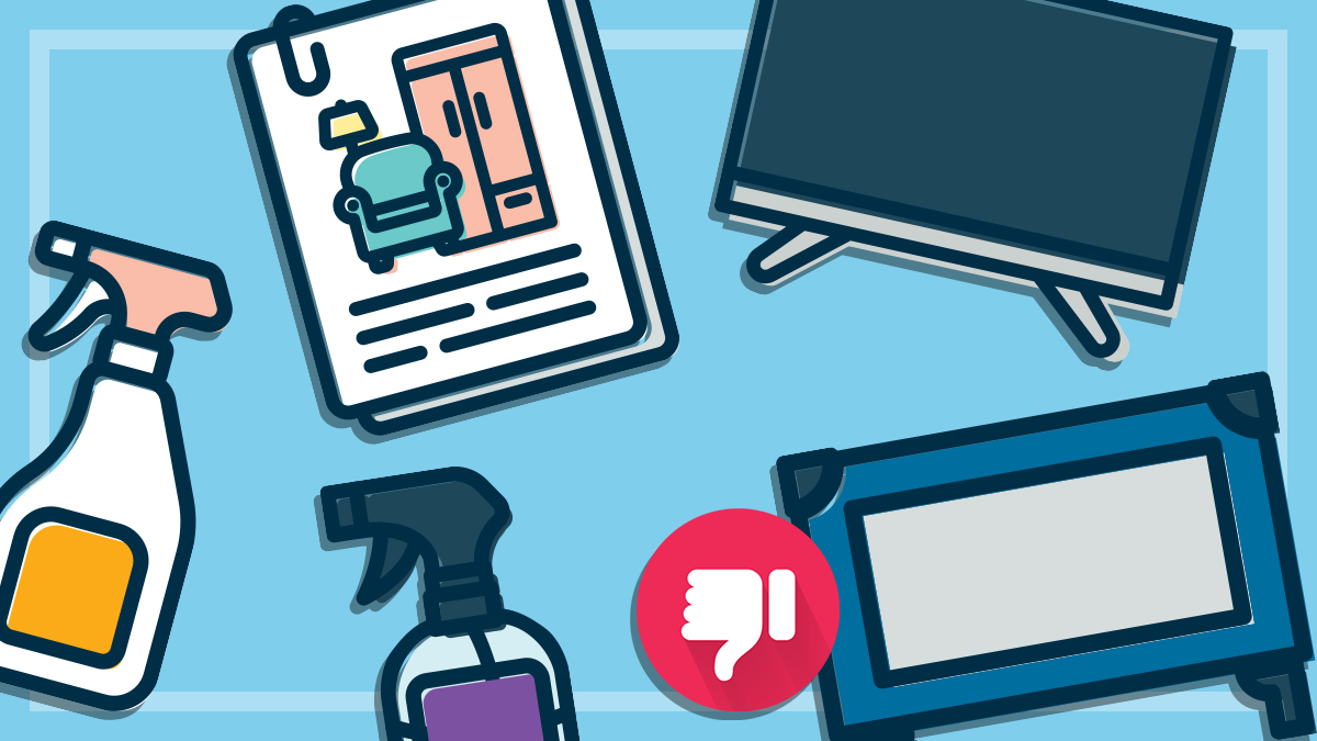 illustration of some of the worst products we tested so far this year