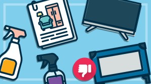 illustration of some of the worst products we tested so far this year