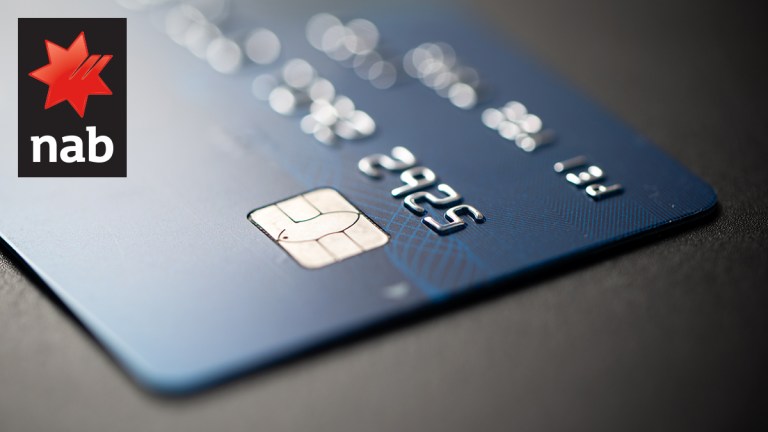 nab logo and credit card