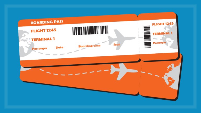 domestic travel insurance boarding pass ticket